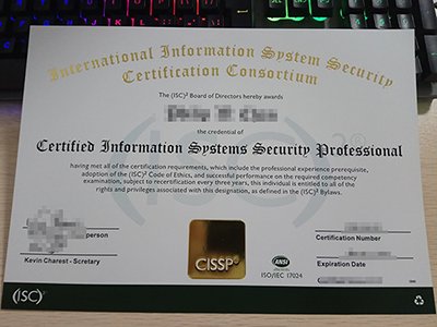 How Much It Costs To Get A Fake CISSP Certificate Online?
