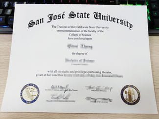 SJSU diploma, SJSU degree