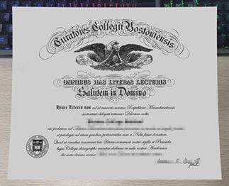 Boston College diploma, Boston College degree,