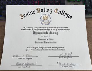 Irvine Valley College diploma, Irvine Valley College degree, false IVC diploma,