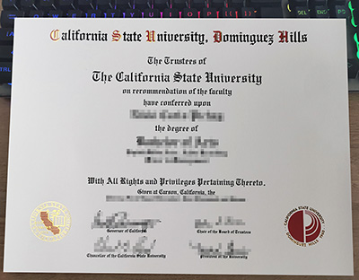 Sample of Fake CSU Dominguez Hills Diploma, Order Fake CSU Diploma