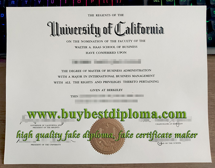 UC Berkeley diploma, UC Berkeley degree, University of California diploma,