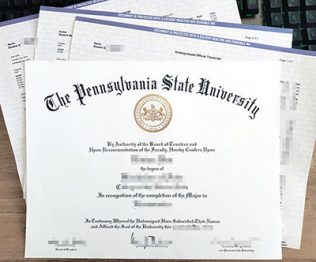 Penn State University diploma, Penn State University transcript, fake PSU diploma,