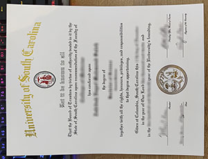 University of South Carolina diploma, fake USC diploma, University of South Carolina degree,