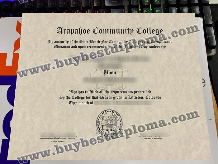 Arapahoe Community College diploma, Arapahoe Community College certificate,
