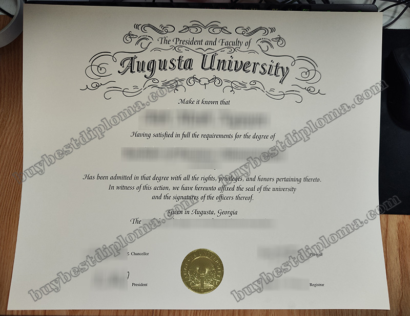 Augusta University diploma, Augusta University degree,