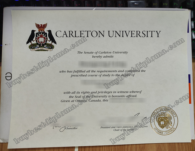 Carleton University degree, Carleton University diploma,