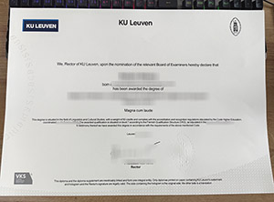 KU Leuven diploma, KU Leuven degree, fake KU Leuven certificate,