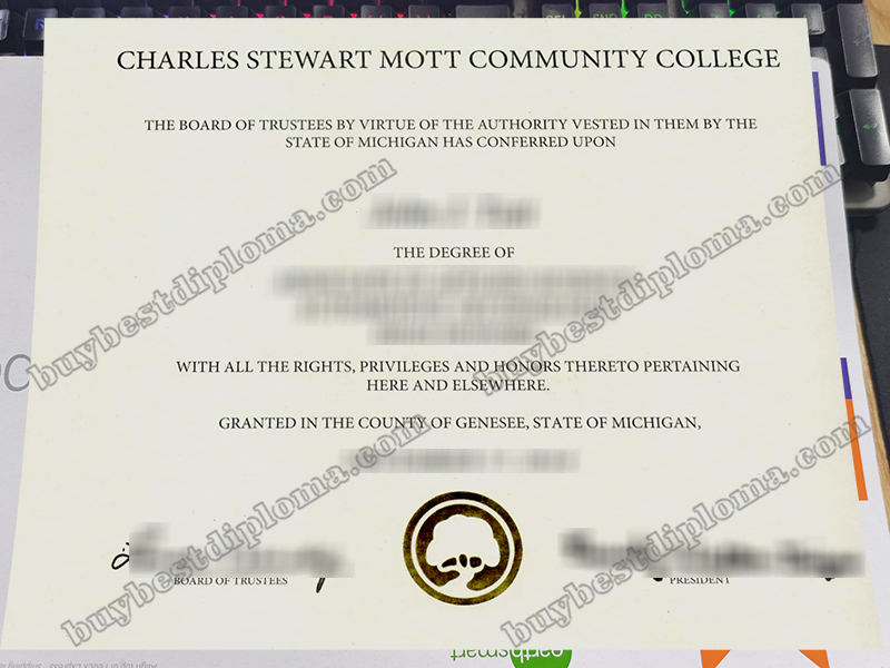 Mott Community College diploma, Mott Community College certificate,