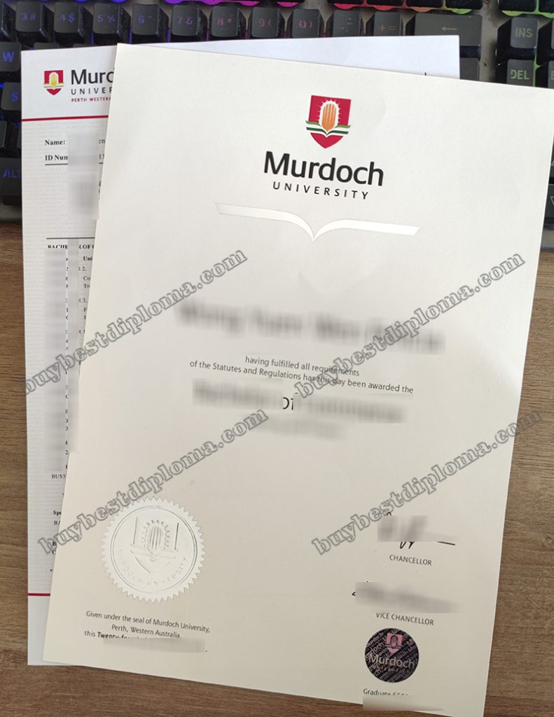 Murdoch University degree, Murdoch University transcript,