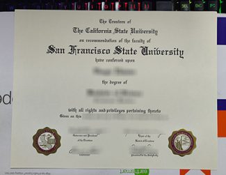 SFSU diploma