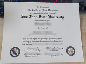 San Jose State University diploma, fake SJSU diploma, San Jose State University degree, San Jose State University certificate,