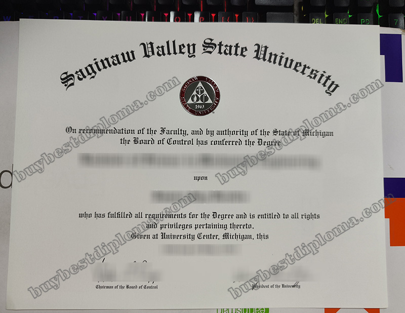 Saginaw Valley State University diploma, SVSU diploma,