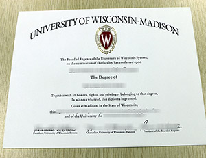 UW-Madison diploma, UW-Madison degree, University of Wisconsin-Madison diploma, 威斯康辛大学毕业证,