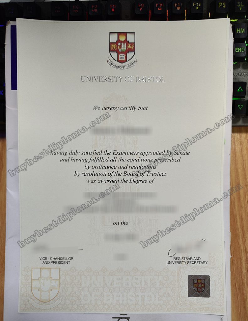 University of Bristol diploma, University of Bristol degree,