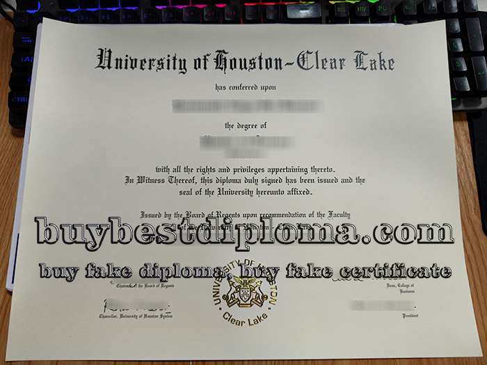 University of Houston Clear Lake diploma